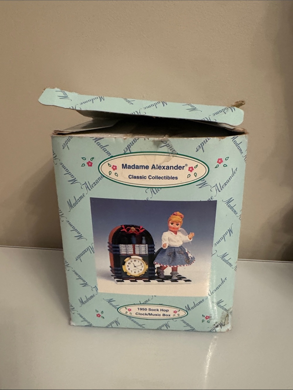 Vintage Madame Alexander “1950s Sock Hop” Clock/Music Box